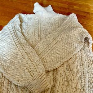 Harvey Spencer turtle neck wool sweater